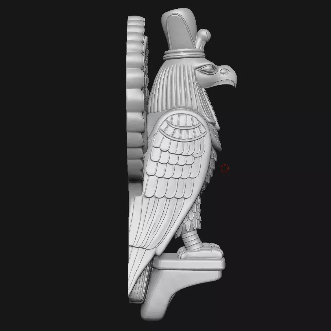 eagle 3D print model_2