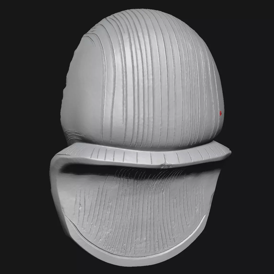 Ape sculpture 3D print model_5