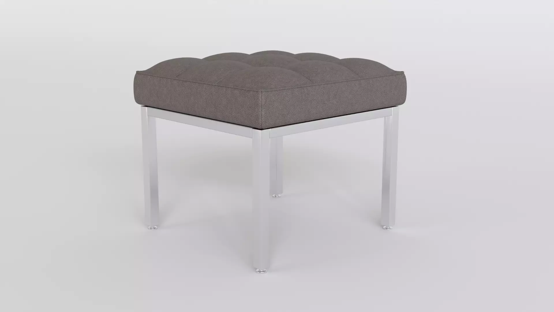 Florence Knoll Relaxed Stool 3D model_4