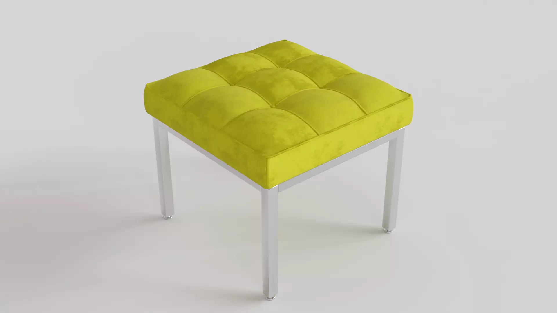 Florence Knoll Relaxed Stool 3D model_0