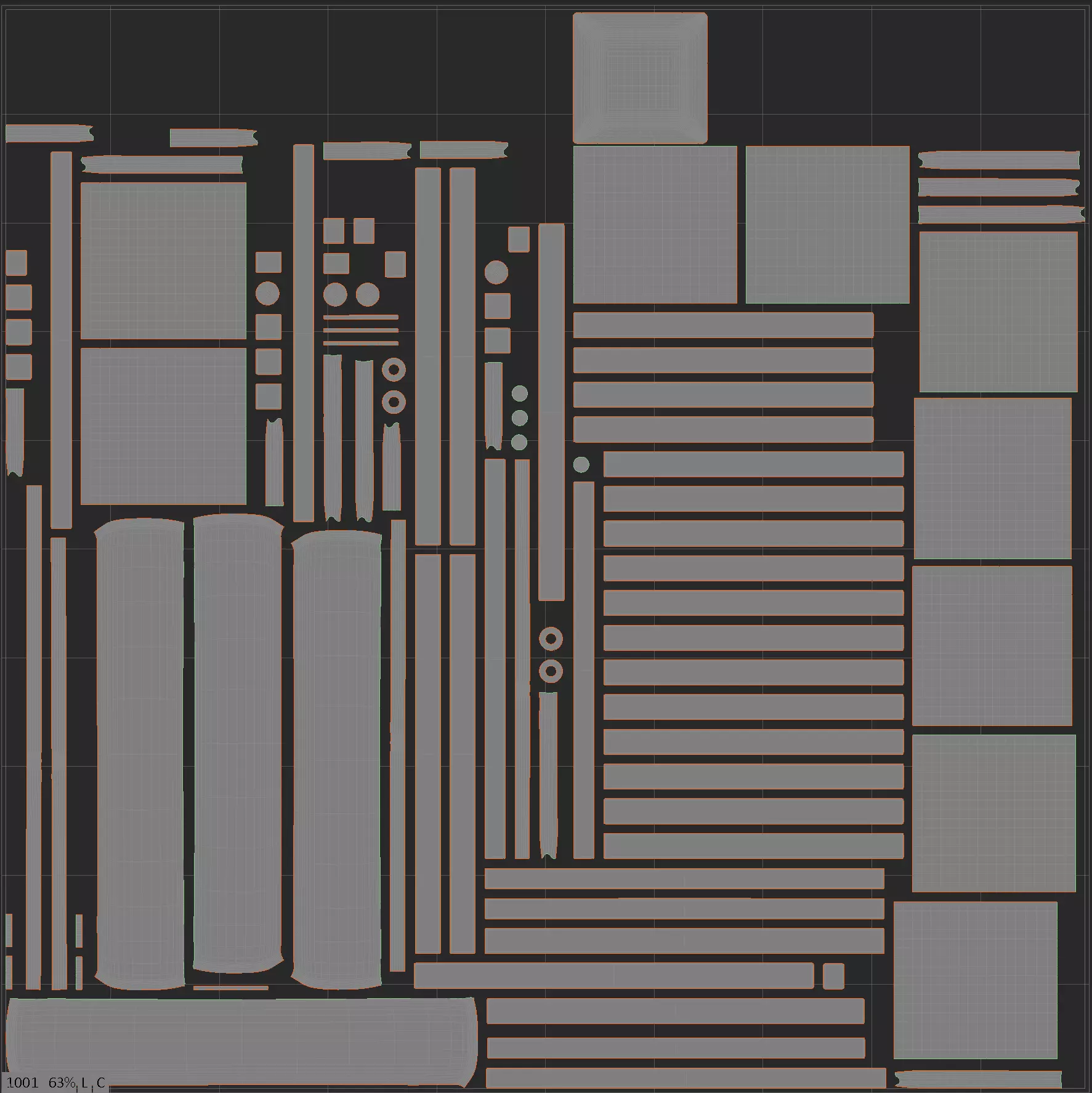 Florence Knoll Relaxed Stool 3D model_8