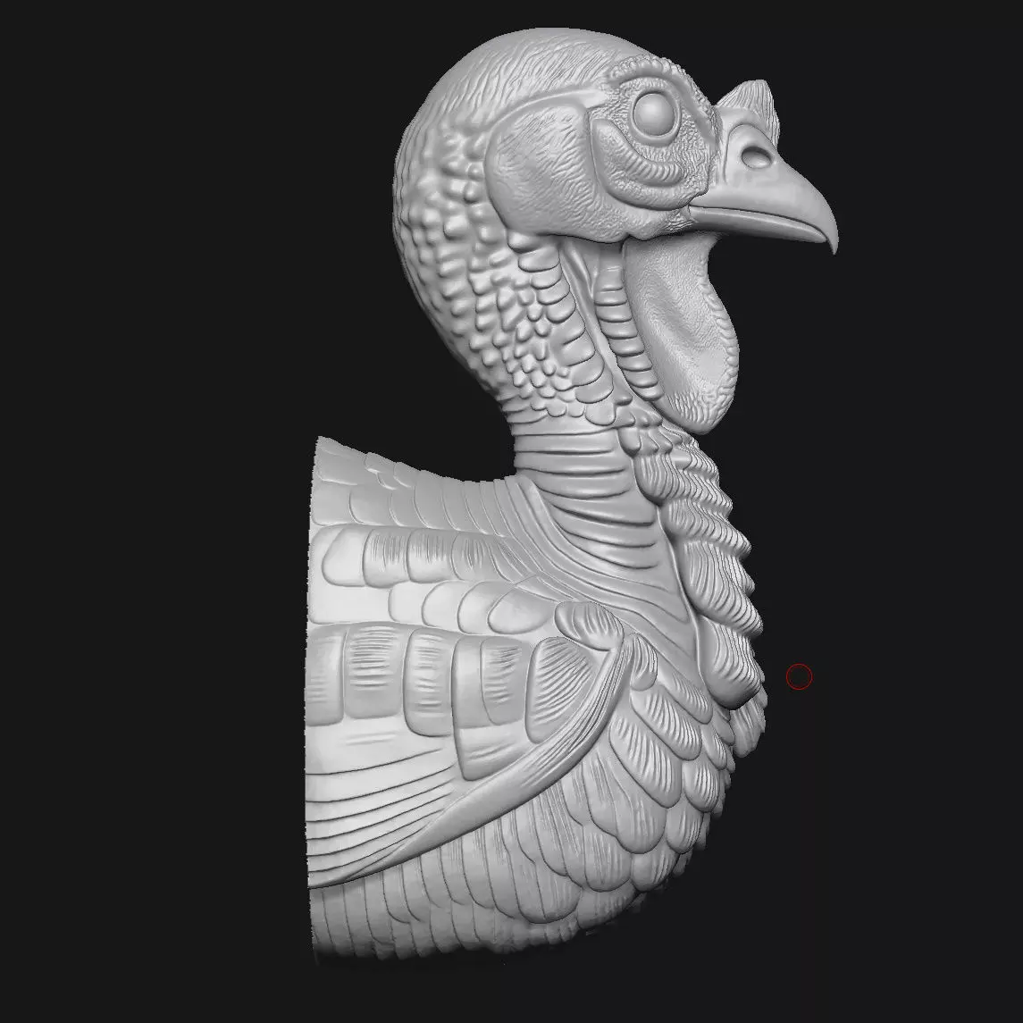 turkey 3D print model_3
