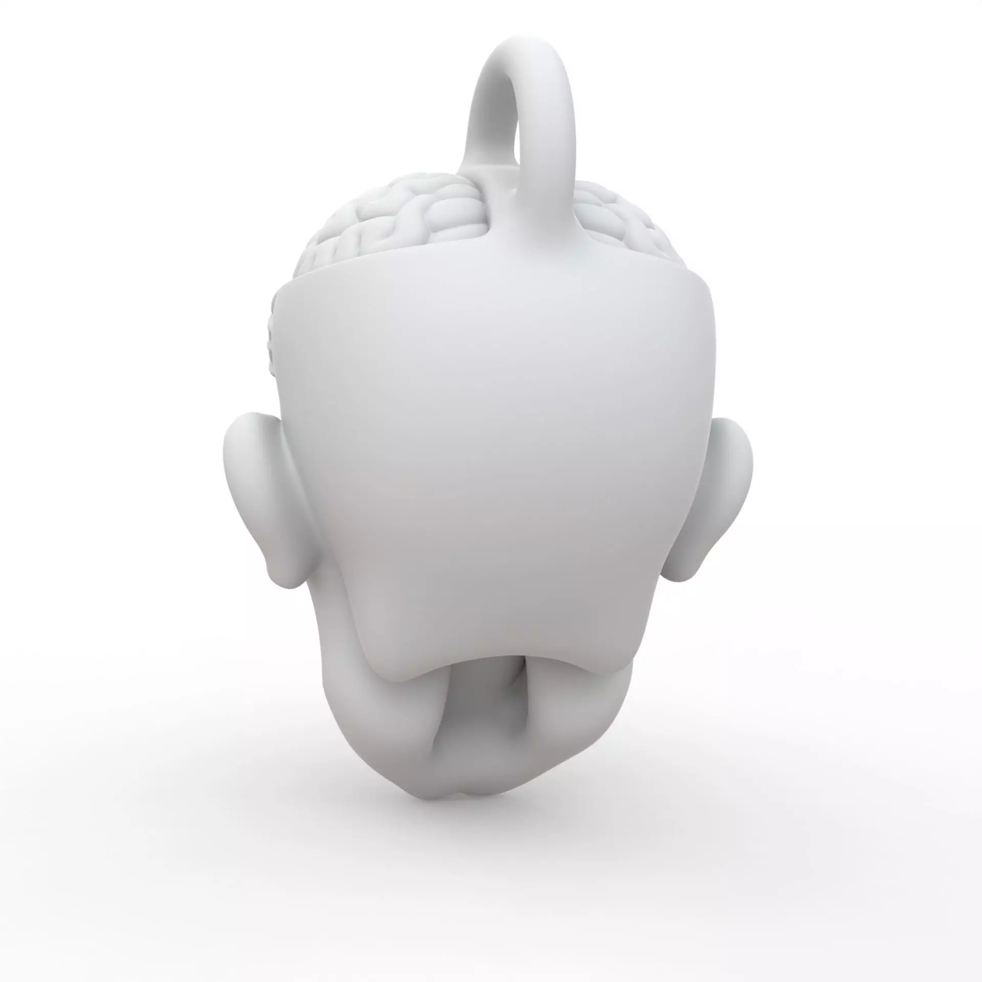 Zombie Keychain 3D Print Model 3D print model_3