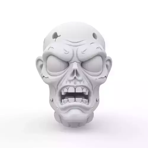 Zombie Keychain 3D Print Model