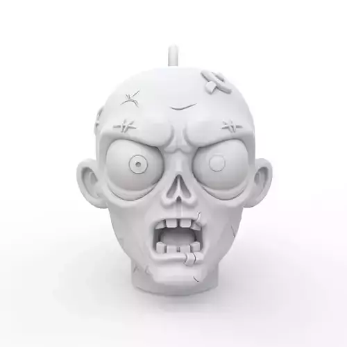 Zombie Keychain 3D Print Model