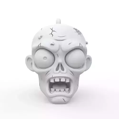 Zombie Keychain 3D Print Model