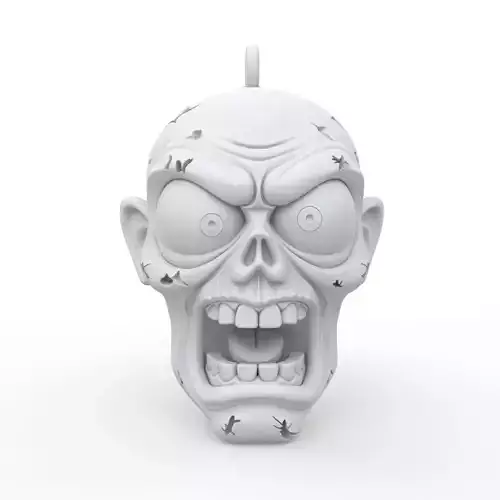 Zombie Keychain 3D Print Model