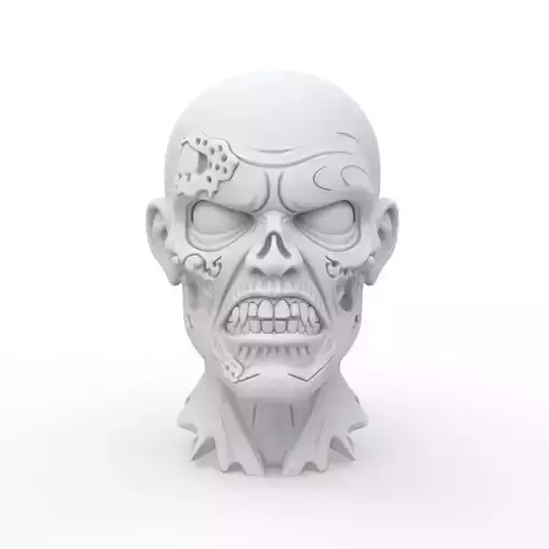 Zombie Keychain 3D Print Model