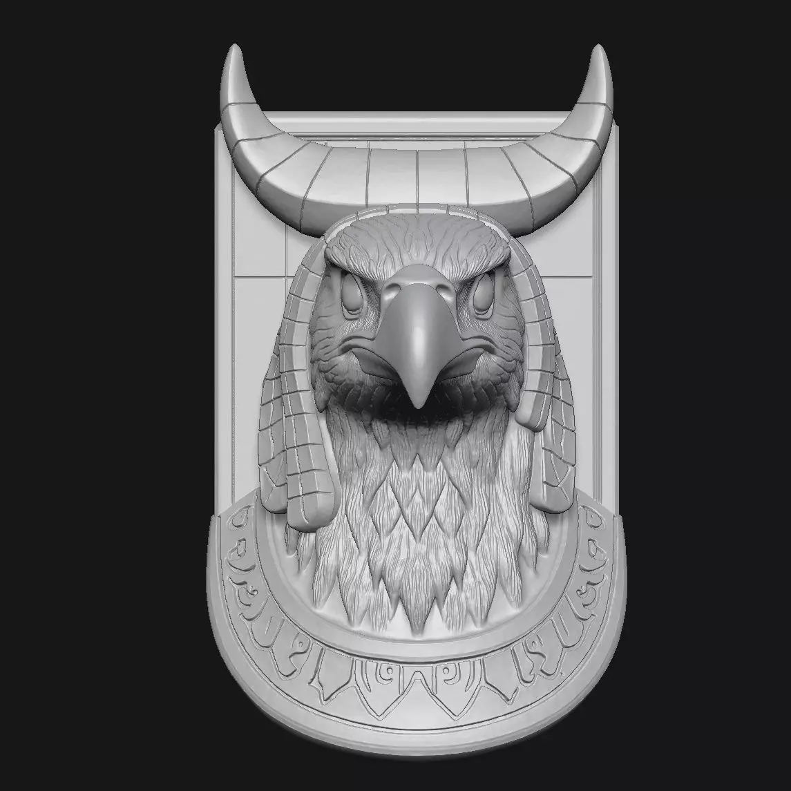eagle 3D print model_2
