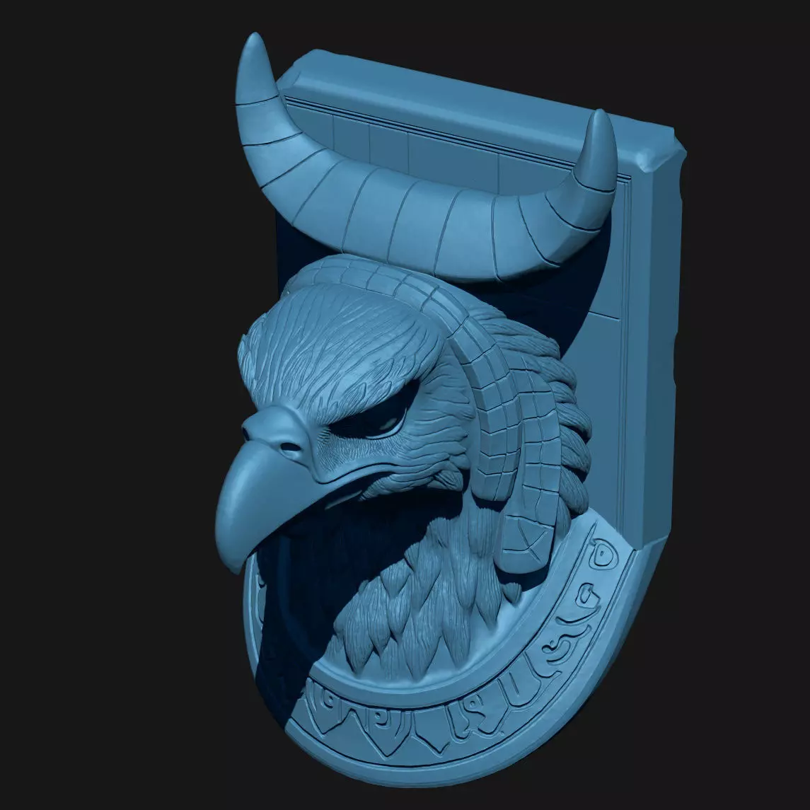 eagle 3D print model_5