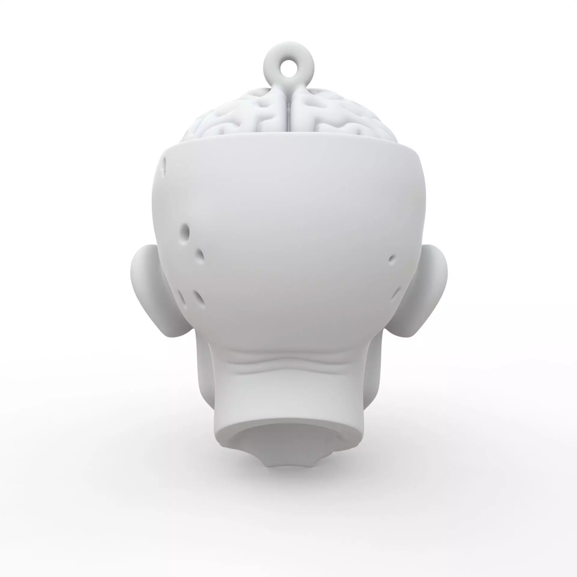 Zombie Keychain 3D Print Model 3D print model_3