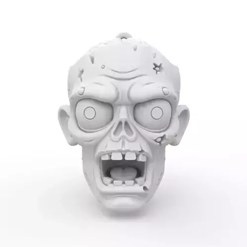 Zombie Keychain 3D Print Model