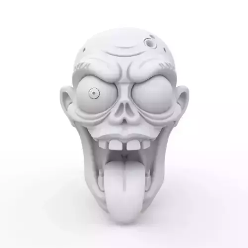 Zombie Keychain 3D Print Model
