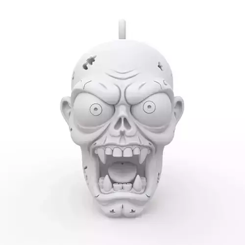 Zombie Keychain 3D Print Model
