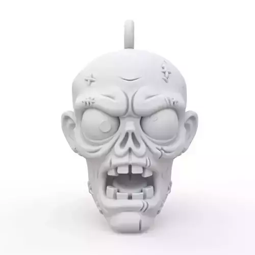 Zombie Keychain 3D Print Model
