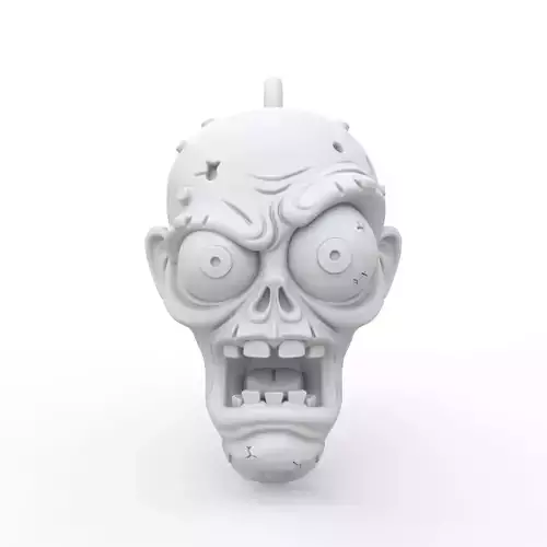 Zombie Keychain 3D Print Model