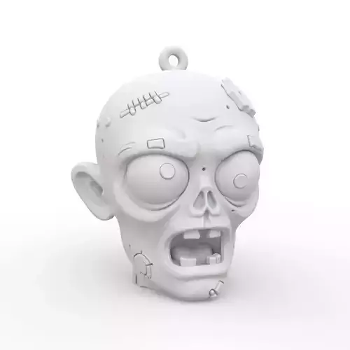 Zombie Keychain 3D Print Model
