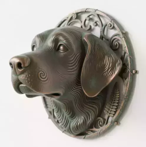 dog sculpture