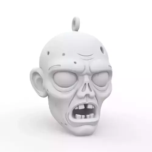 Zombie Keychain 3D Print Model