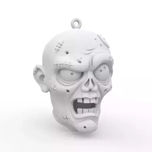Zombie Keychain 3D Print Model