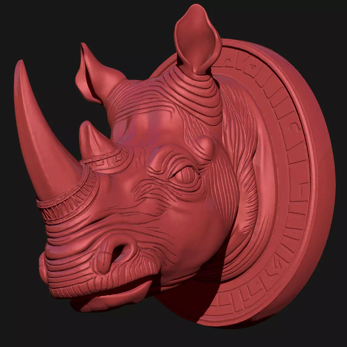 rhinoceros 3D print model_12
