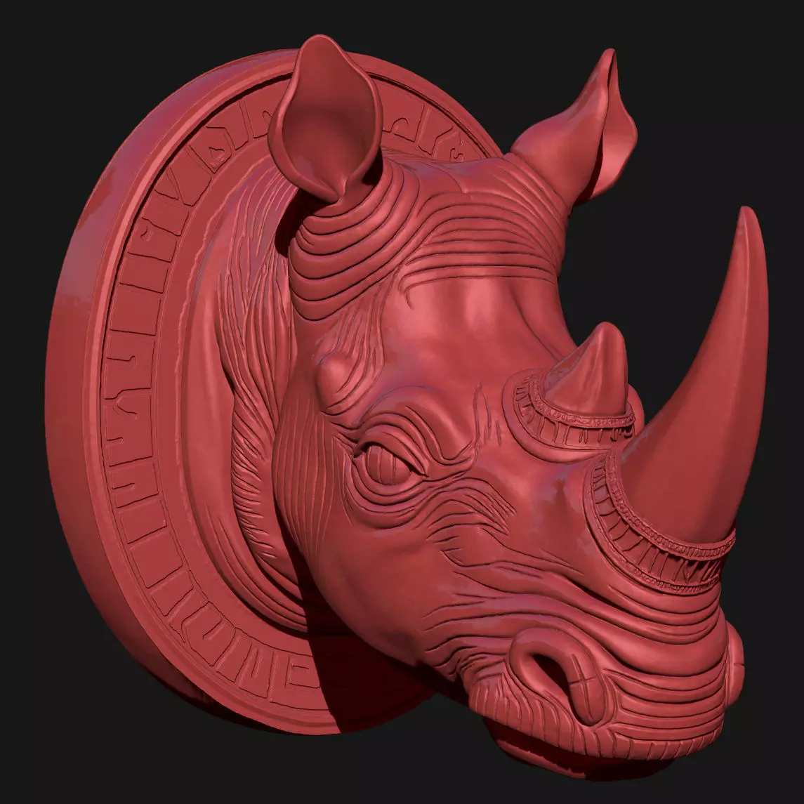 rhinoceros 3D print model_10