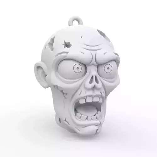 Zombie Keychain 3D Print Model