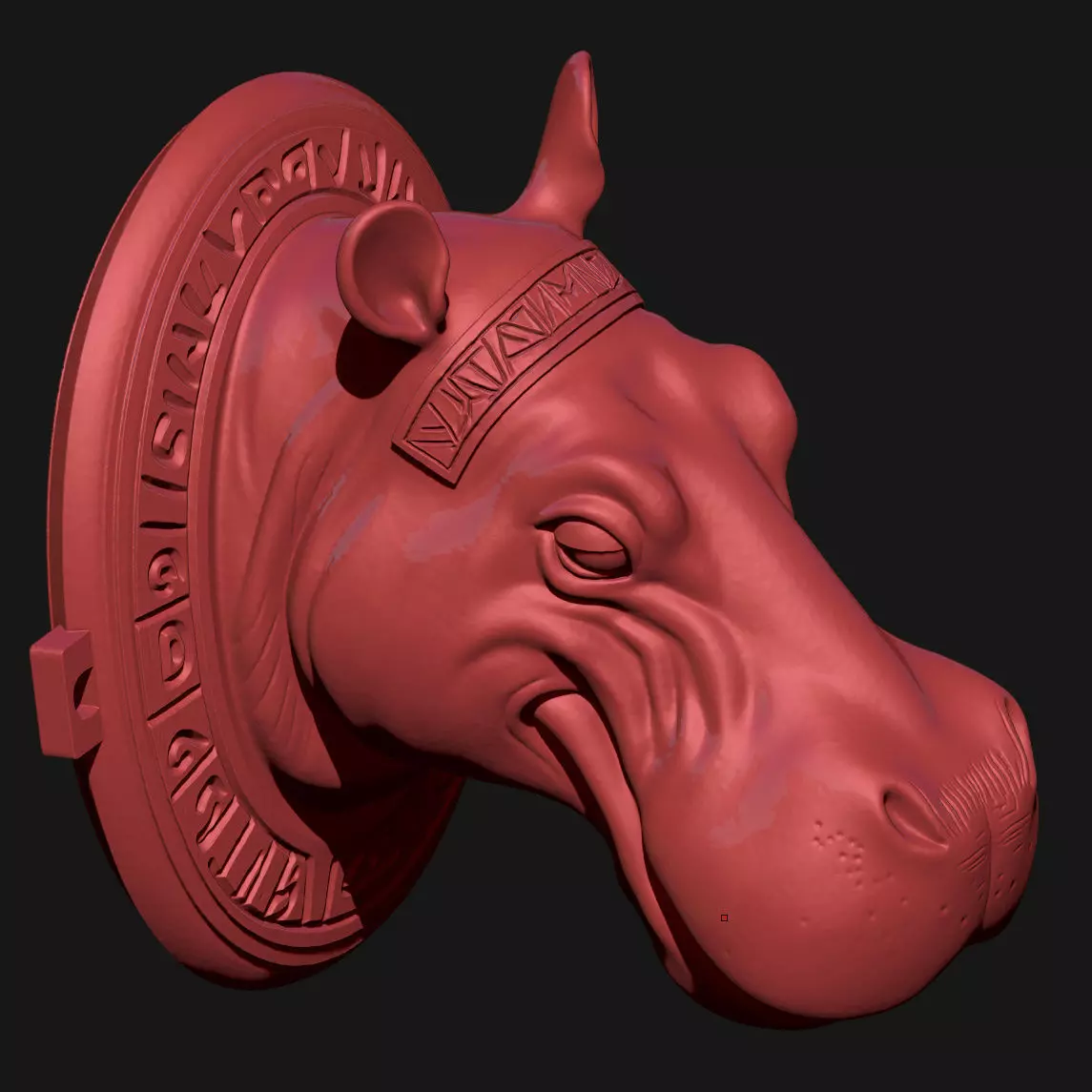 Hippopotamus 3D print model_5