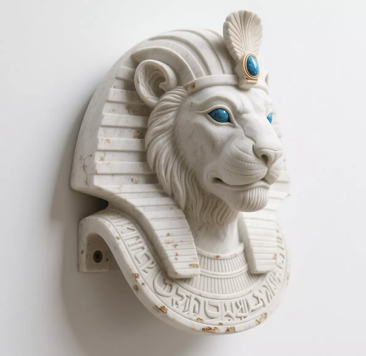 lion sculpture 3D print model_0