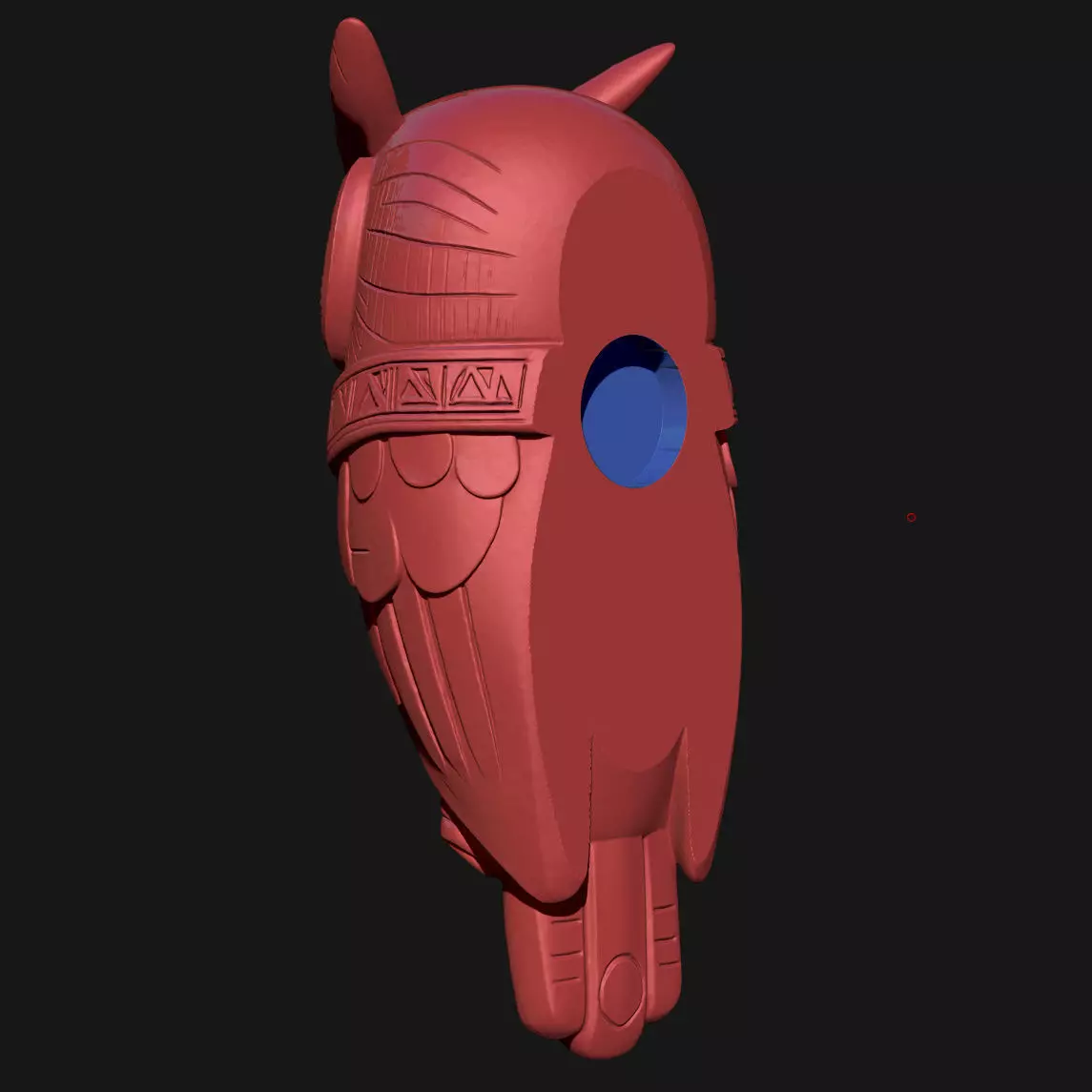 owl sculpture 3D print model_4