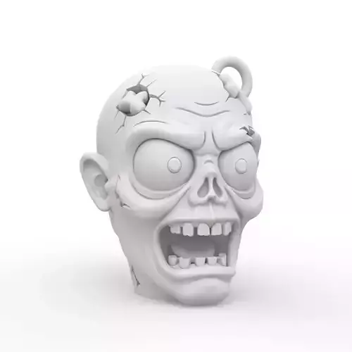 Zombie Keychain 3D Print Model
