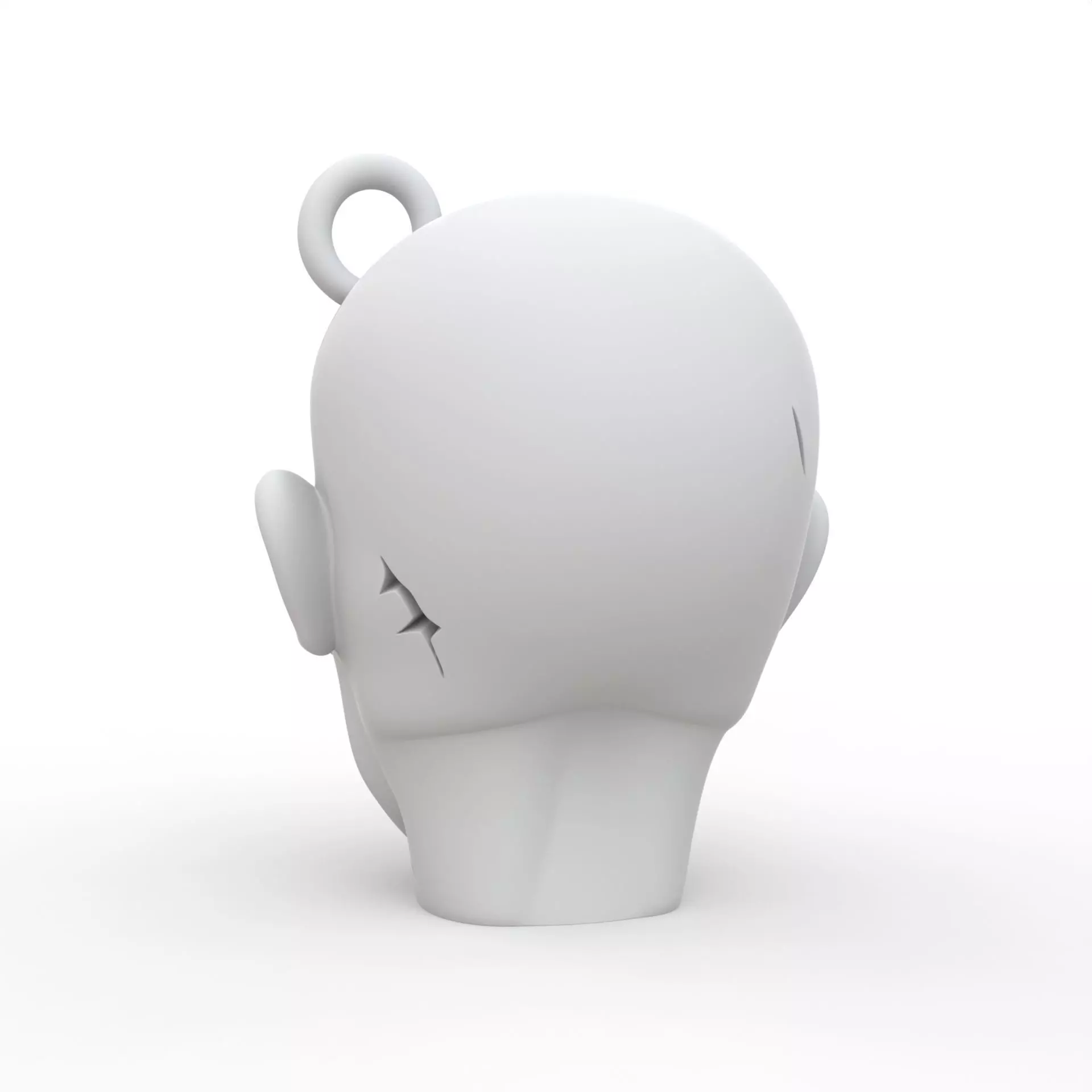 Zombie Keychain 3D Print Model 3D print model_3