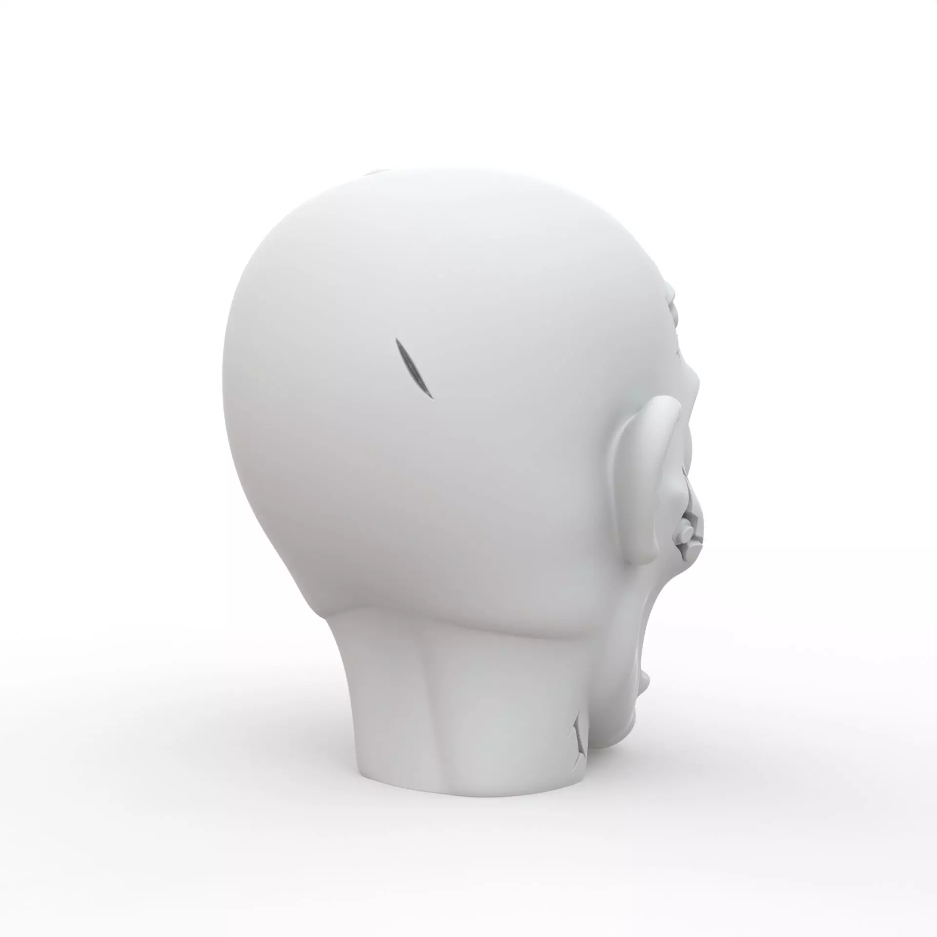 Zombie Keychain 3D Print Model 3D print model_4