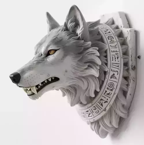 wolf sculpture