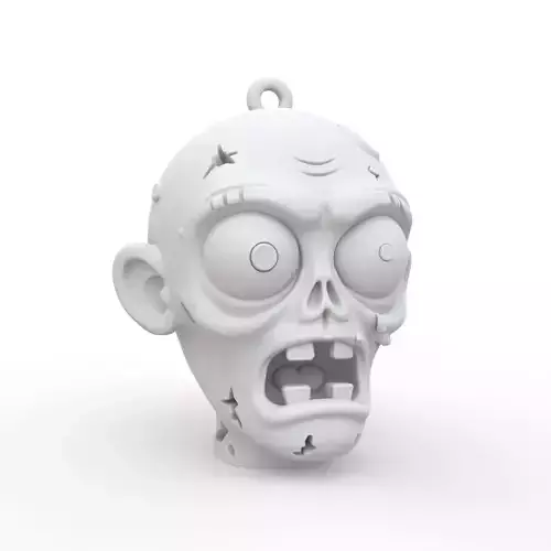 Zombie Keychain 3D Print Model