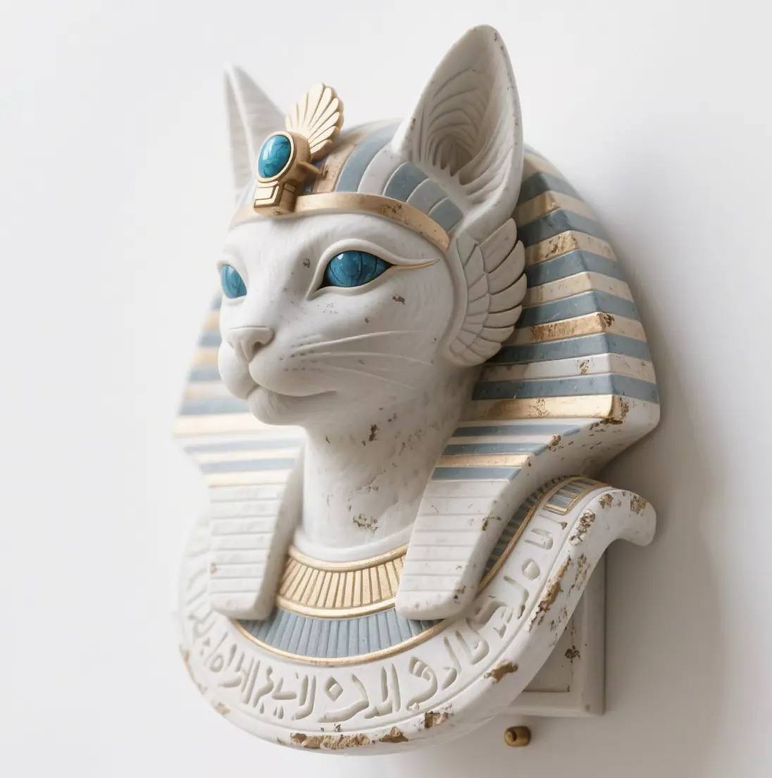 Cat sculpture 3D print model