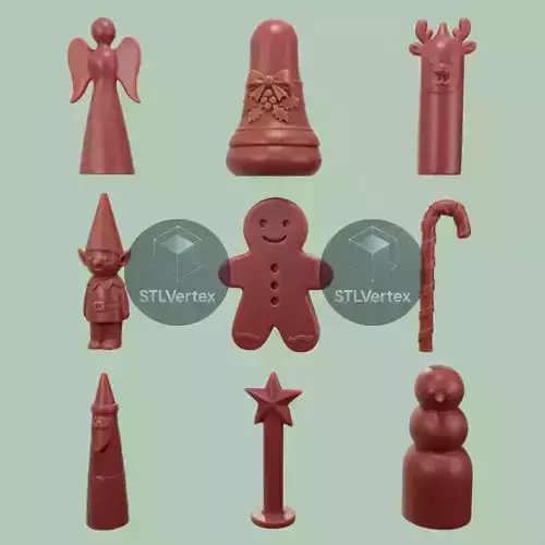Christmas collection    Modelo 3D para impresion STL