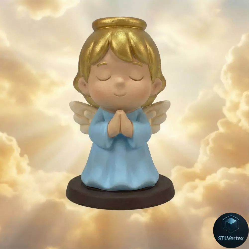 Guardian Angel Chibi 3D Print Model 3D print model