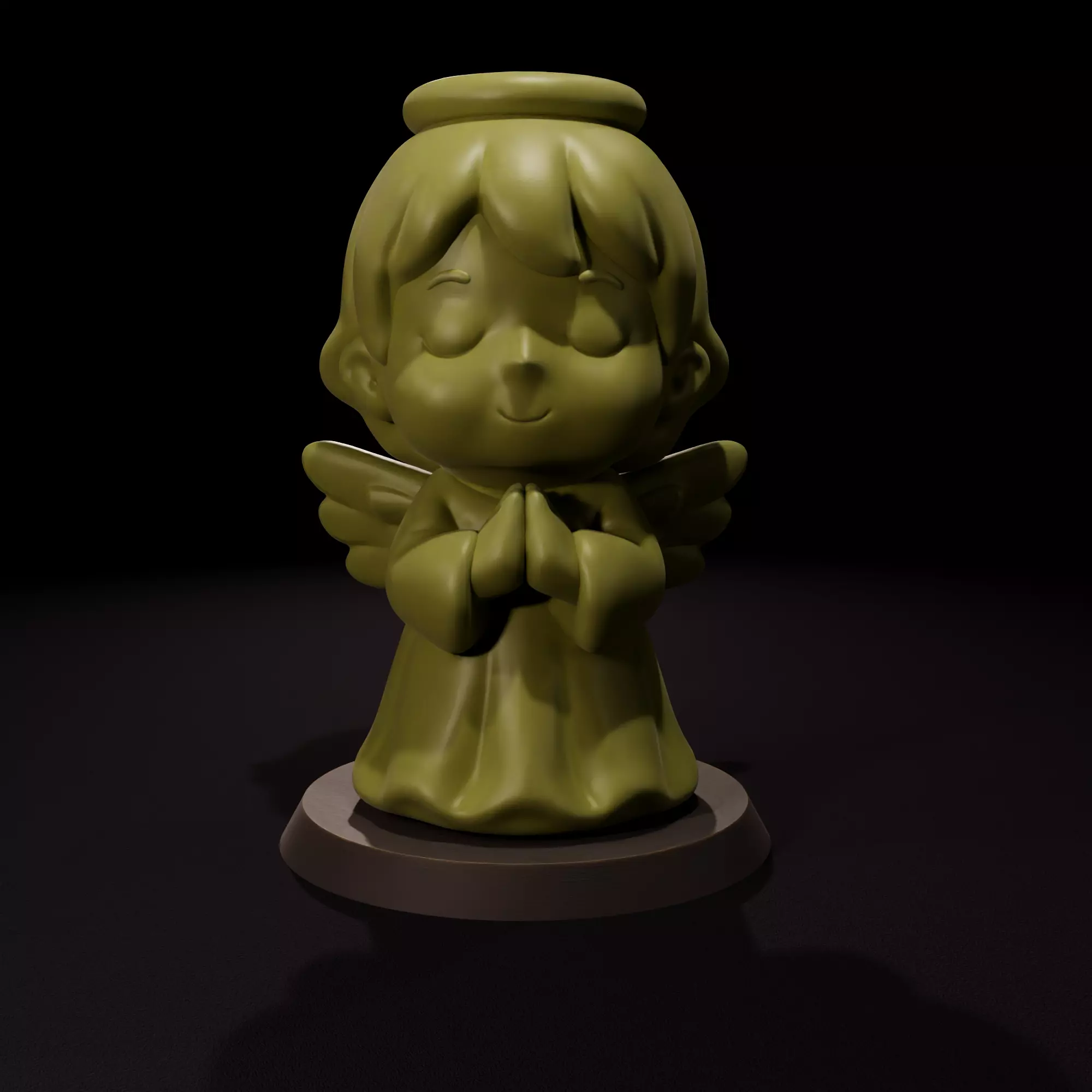 Guardian Angel Chibi Angel guardian Chibi 3D print model_0