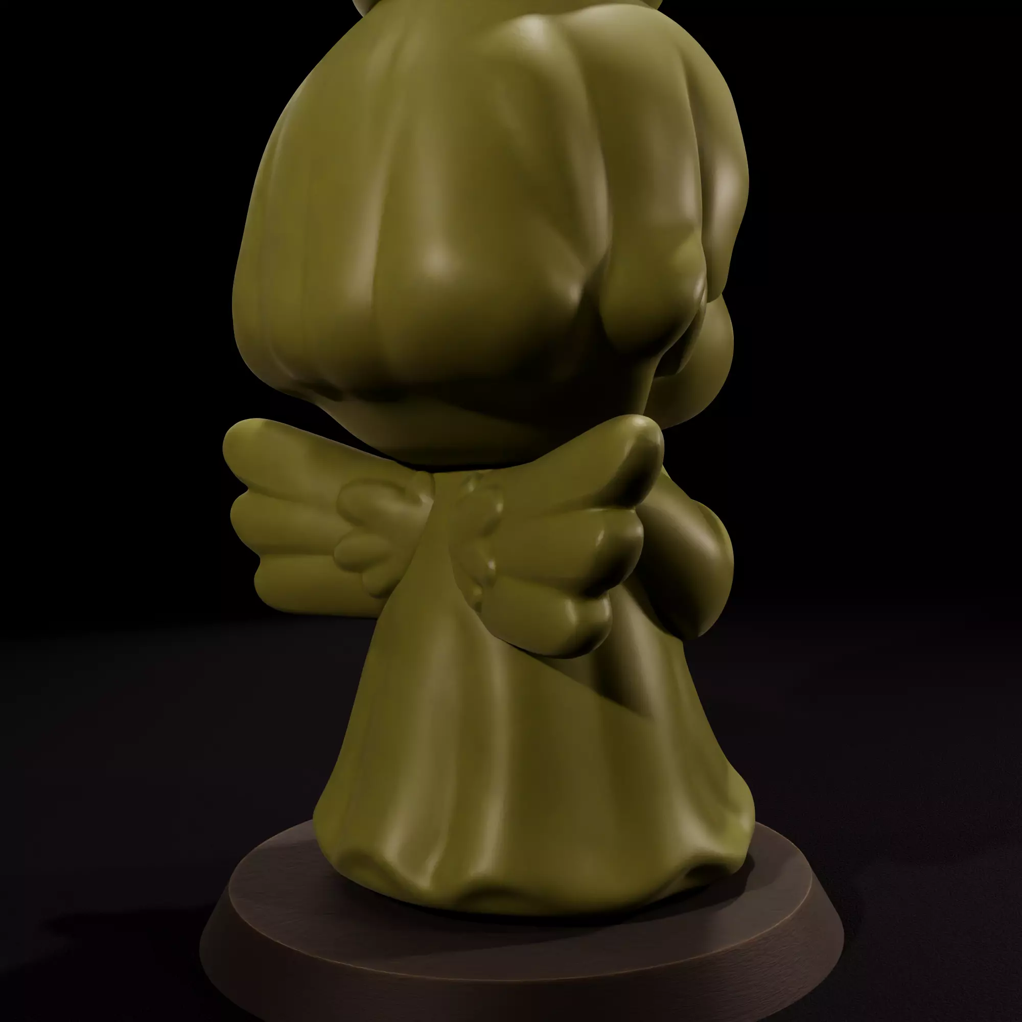 Guardian Angel Chibi Angel guardian Chibi 3D print model_2