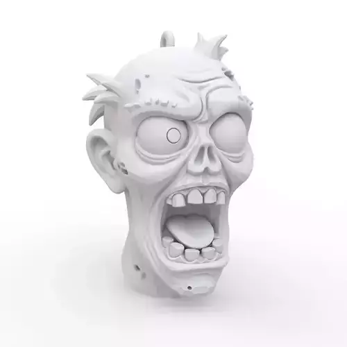 Zombie Keychain 3D Print Model