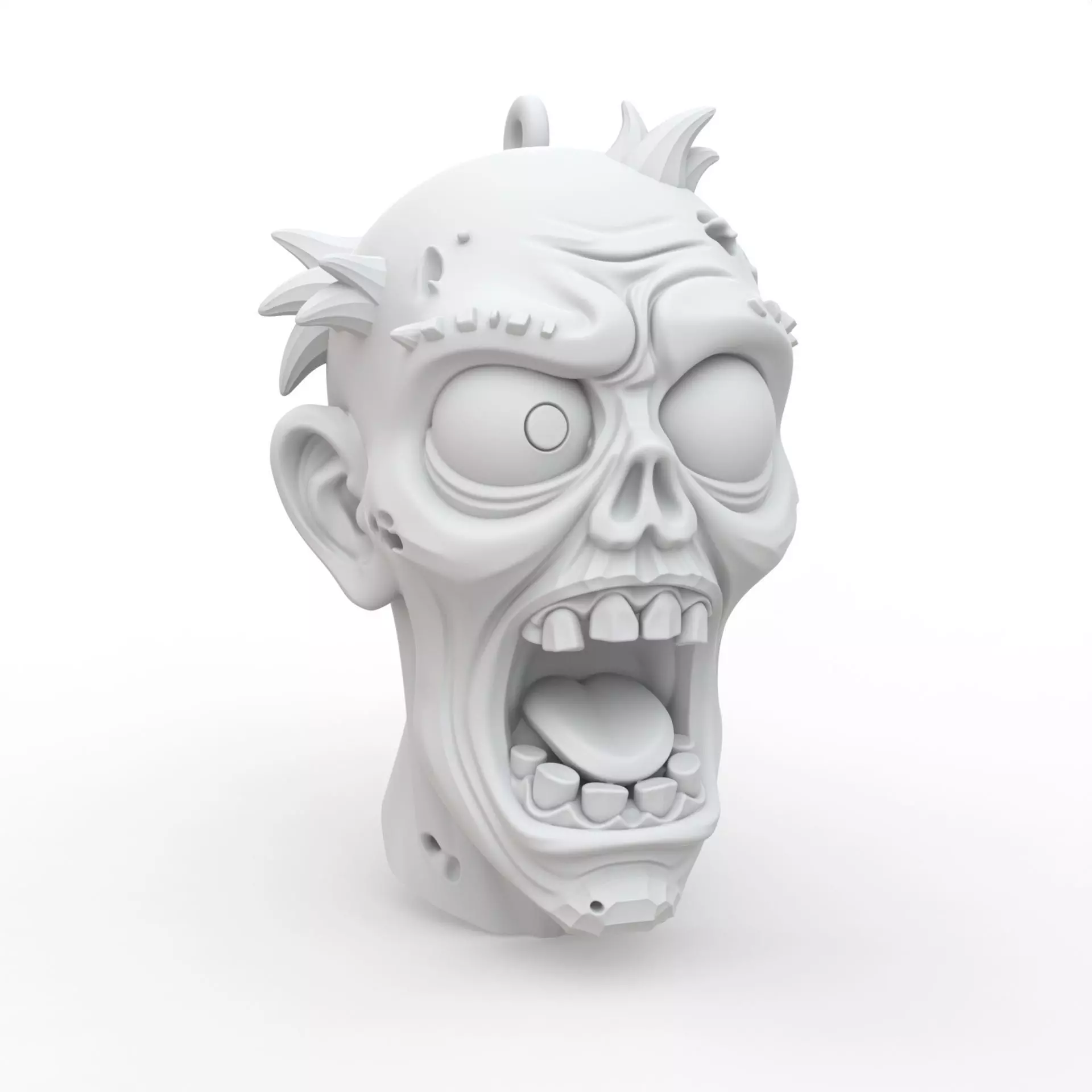 Zombie Keychain 3D Print Model 3D print model_0