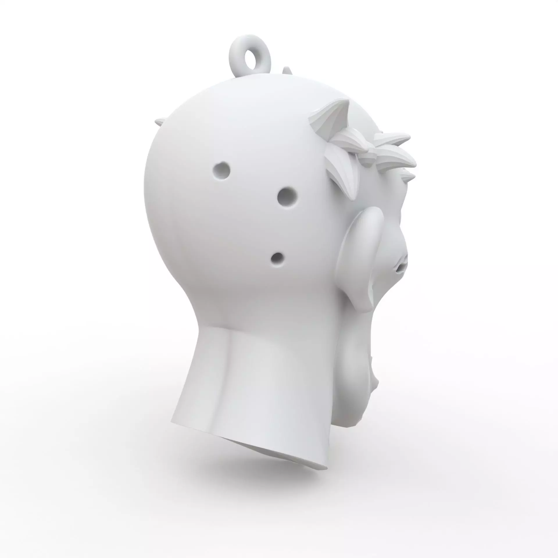 Zombie Keychain 3D Print Model 3D print model_4