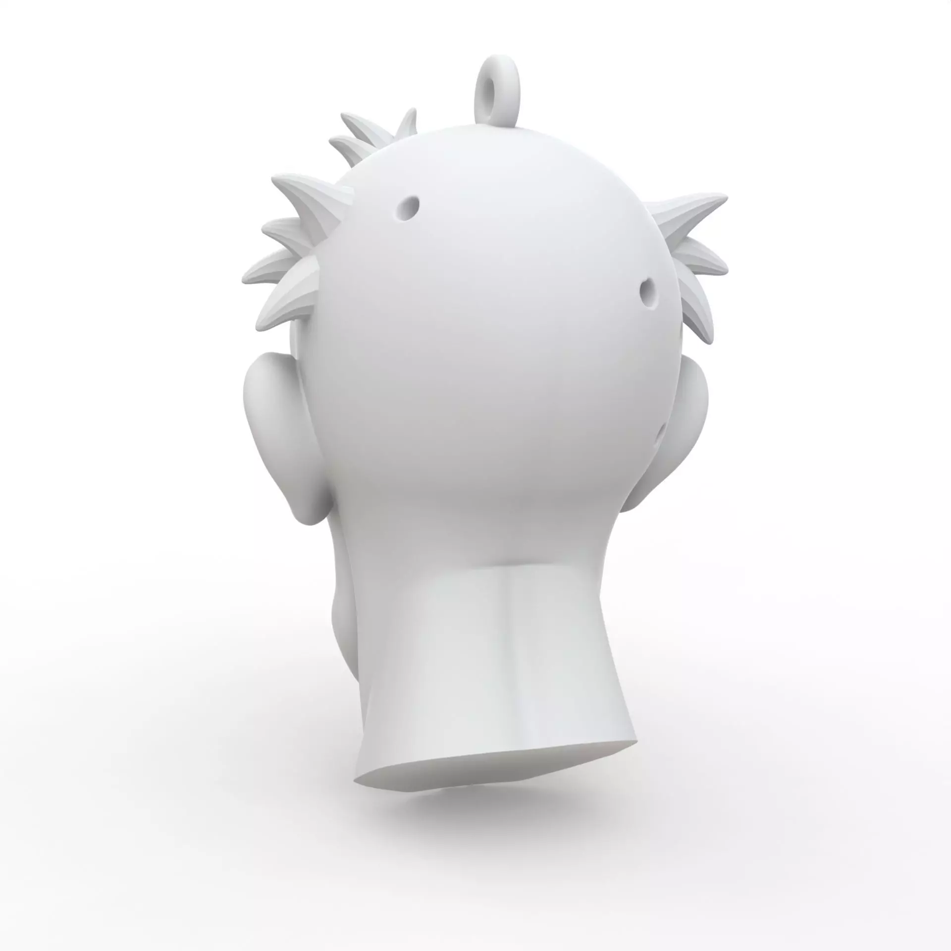 Zombie Keychain 3D Print Model 3D print model_3