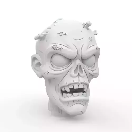 Zombie Keychain 3D Print Model