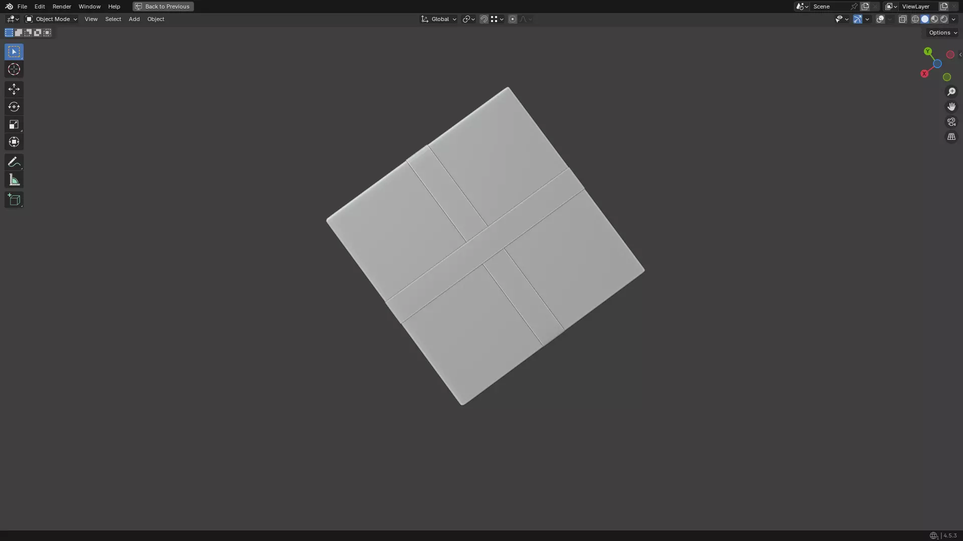Christmas Present PBR White 01 3D model_24