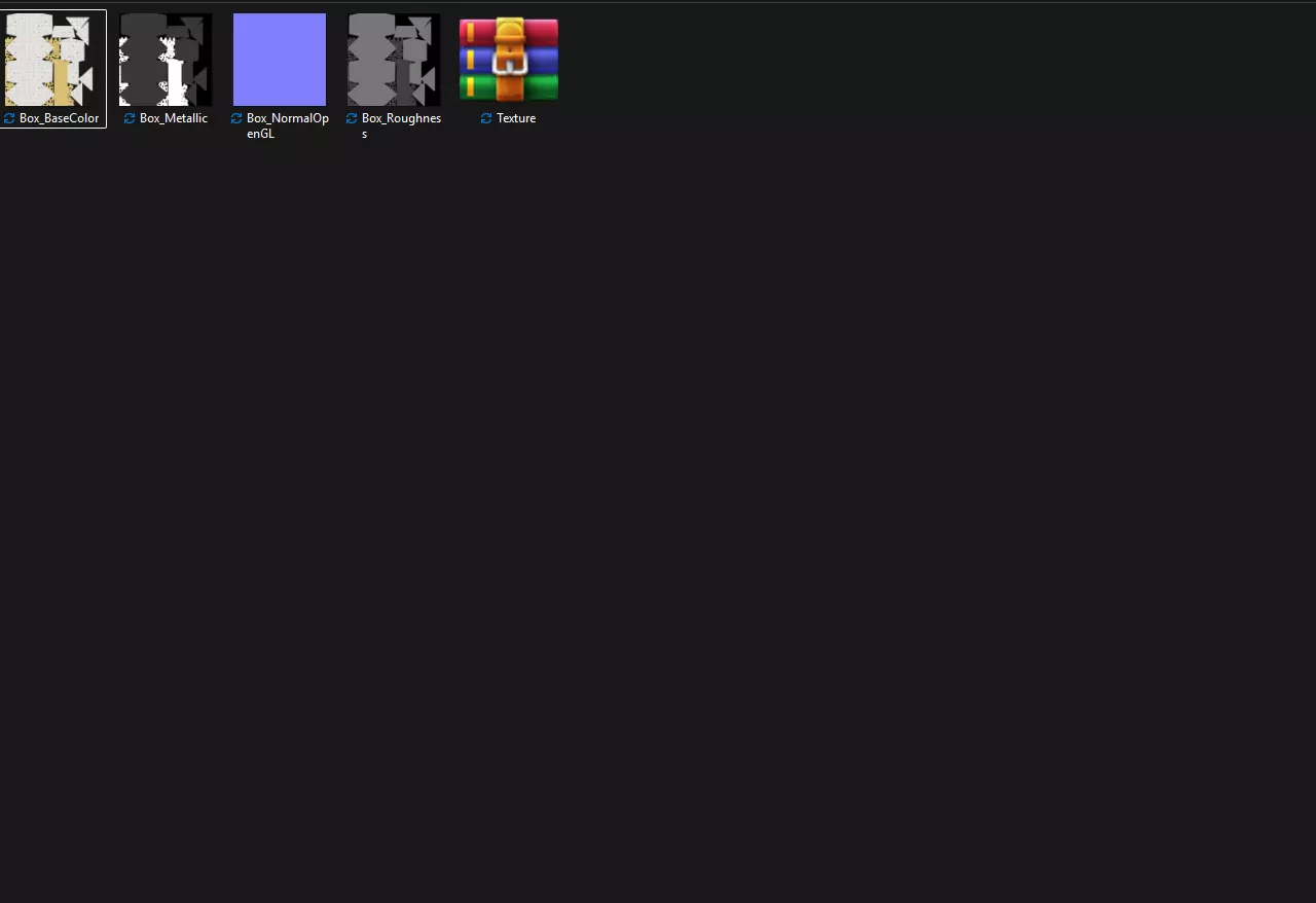 Christmas Present PBR White 01 3D model_3