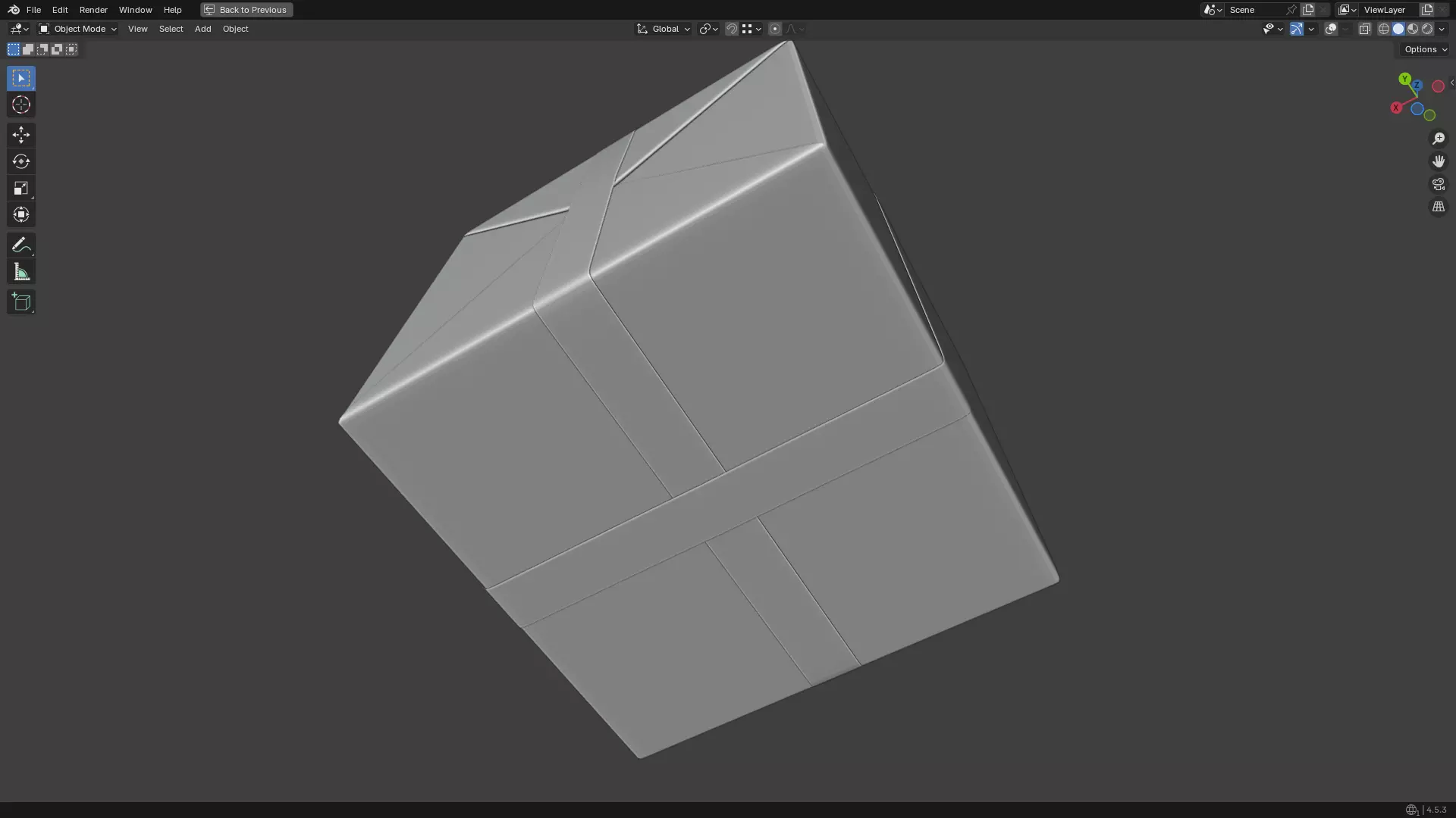 Christmas Present PBR White 01 3D model_22