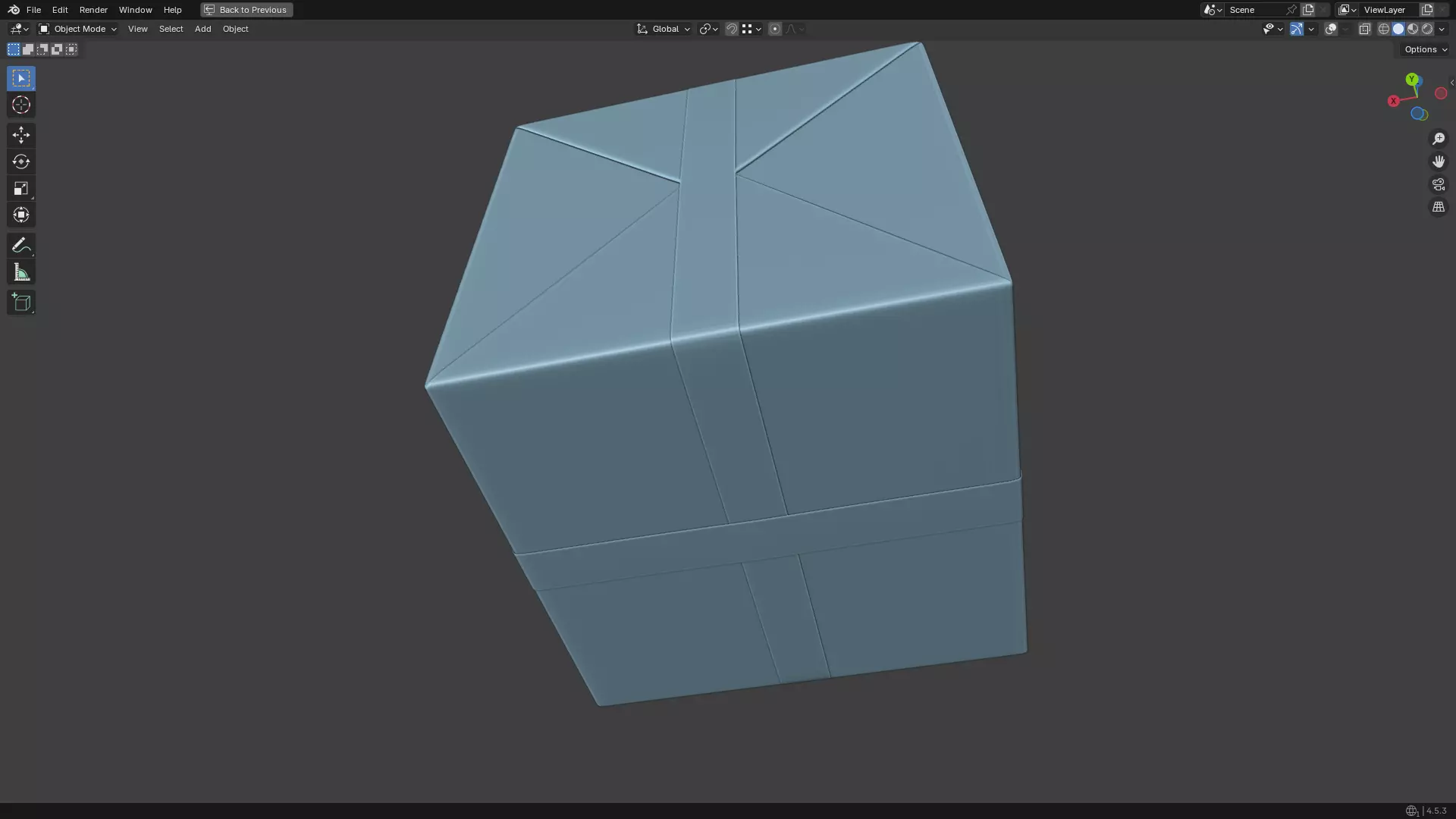 Christmas Present PBR White 01 3D model_50
