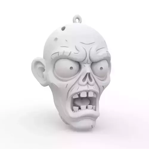 Zombie Keychain 3D Print Model